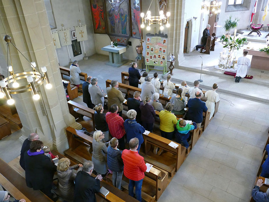 Dankgottesdienst der Kommunionkinder (Foto: Karl-Franz Thiede)